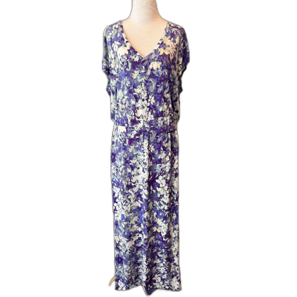Large WHBM purple maxi dress